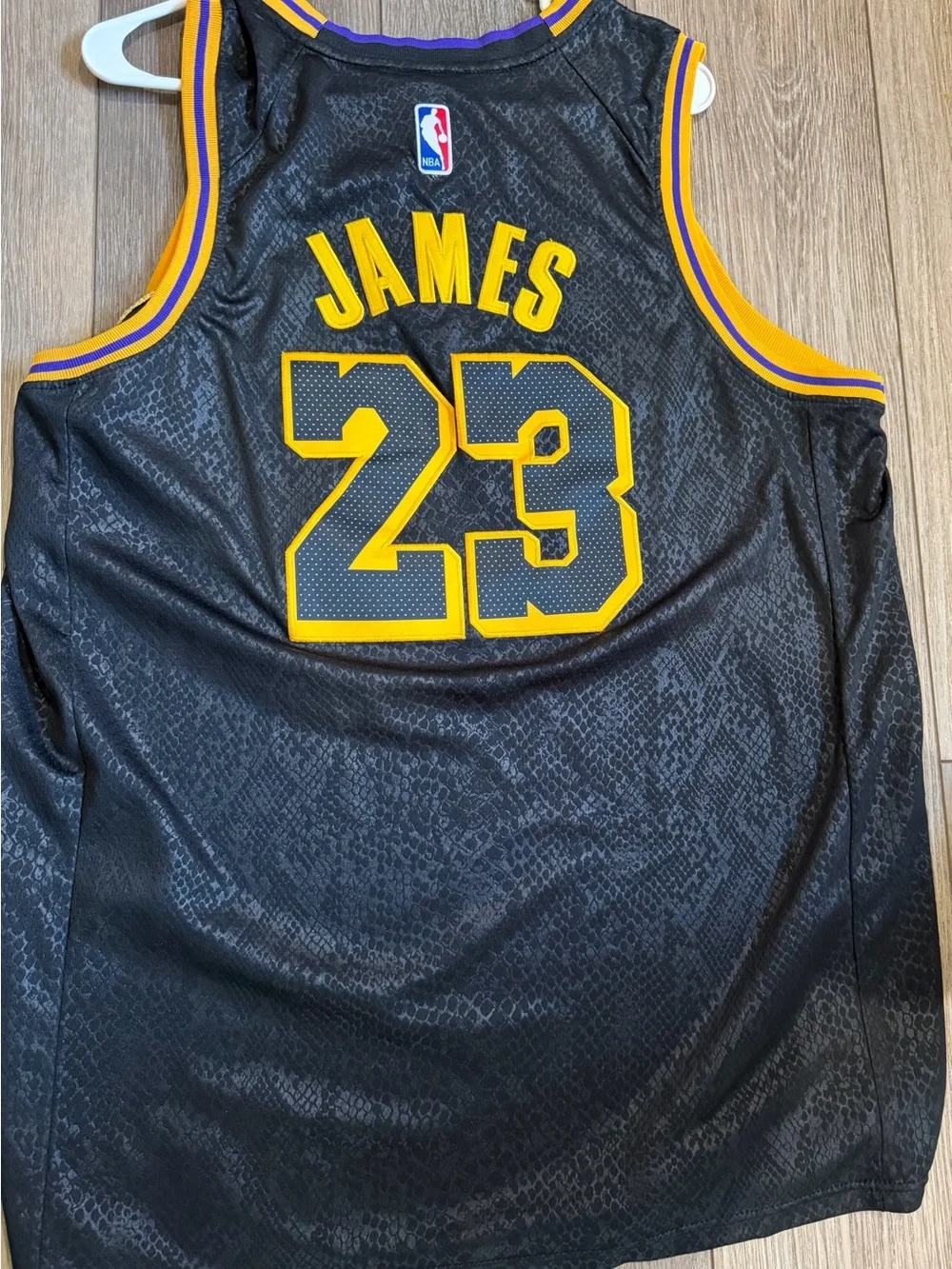 Nike Lakers LeBron 23 Jersey in Black and Gold